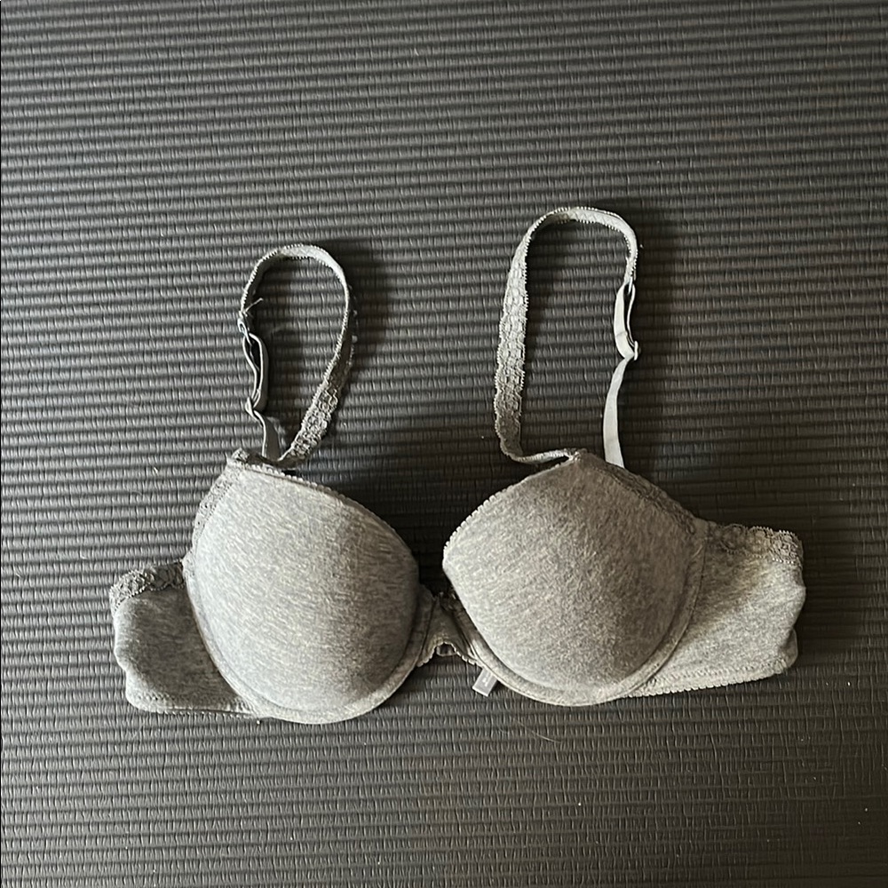 Aerie Gray T-Shirt Bra size 36B Blakey